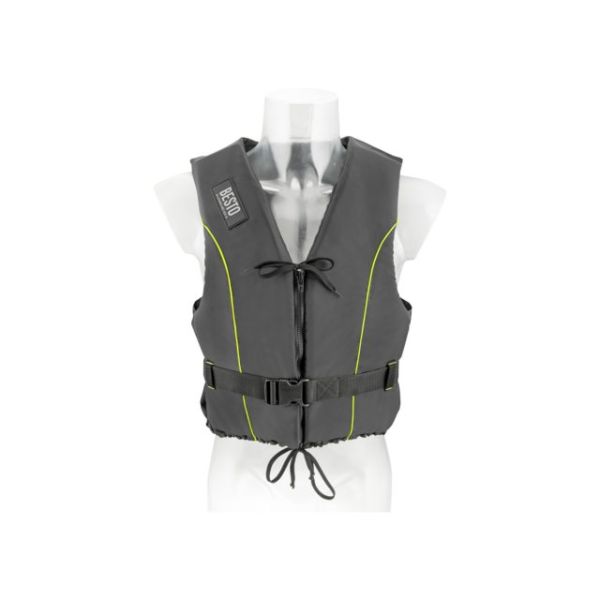Besto Dinghy Zipper komplett schwarz/gelb gestreift 50N S