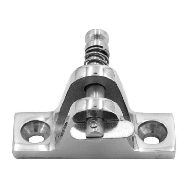 Pipe hood fitting stainless steel cover plate 80° with drop nose pin