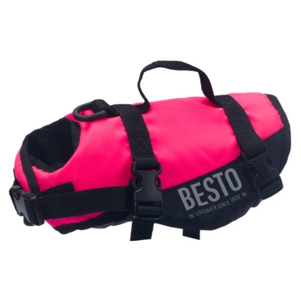 Besto Katzenweste Deluxe Rosa/Schwarz 7-10kg